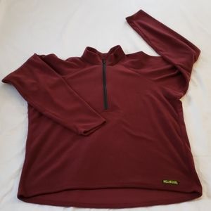 Melanzana Micro Grid Zip Top - Port